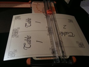 DIY Monday: Tented Table Numbers via TheELD.com