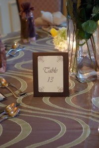 DIY Monday: Tented Table Numbers via TheELD.com