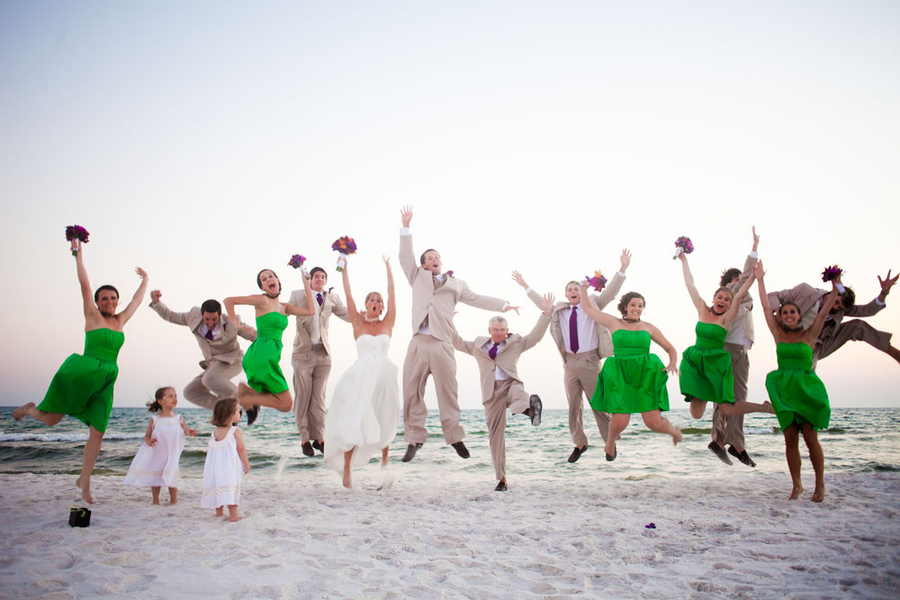 Purple Florida Beach Wedding: Part 2