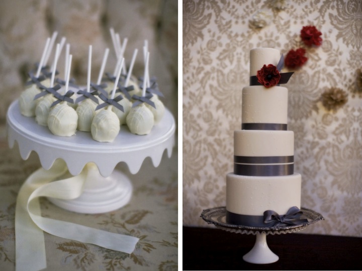 Red and neutral wedding inspiration 15 "So Much Love" Inspiration Shoot: Part 2 via TheELD.com