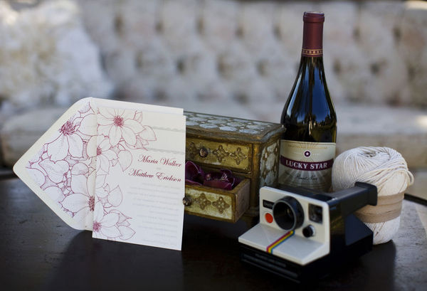 Red and neutral wedding inspiration 21 "So Much Love" Inspiration Shoot: Part 2 via TheELD.com