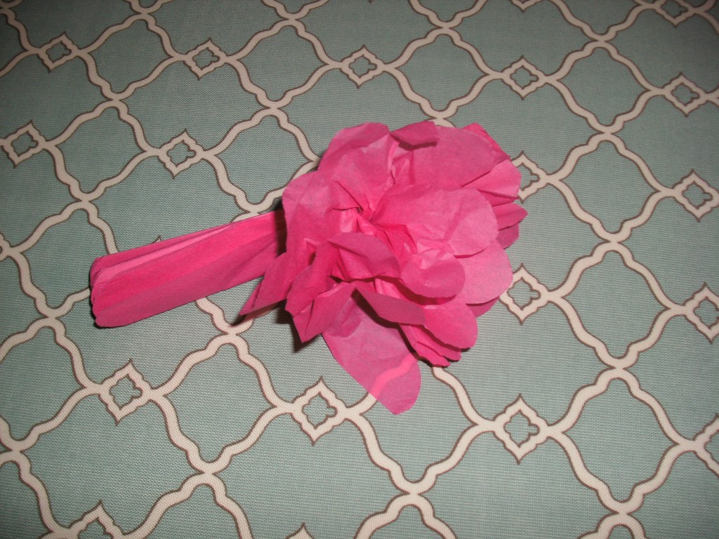 DIY Tissue Paper Flowers via TheELD.com