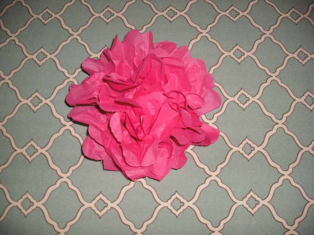 DIY Tissue Paper Flowers via TheELD.com