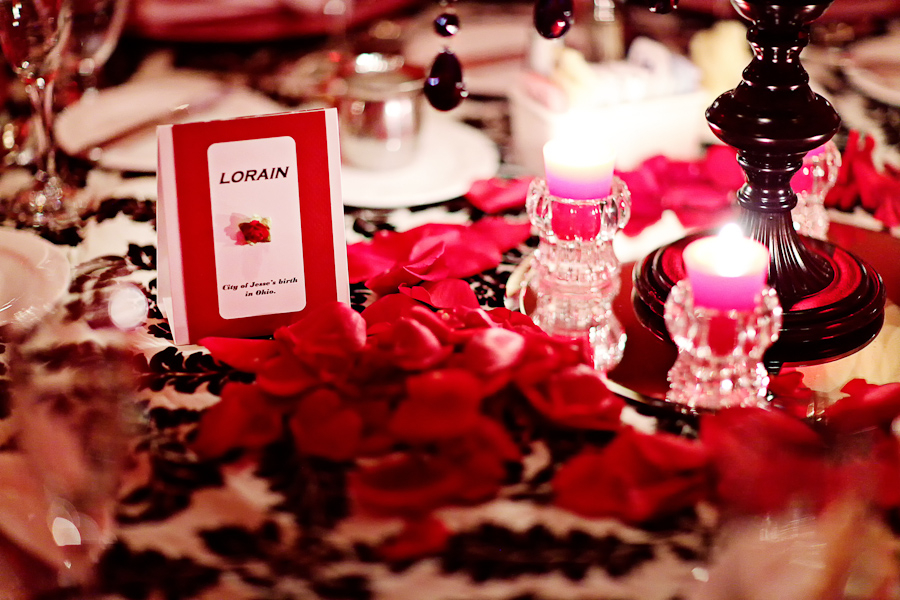 Elegant Black & Red Florida Wedding via TheELD.com