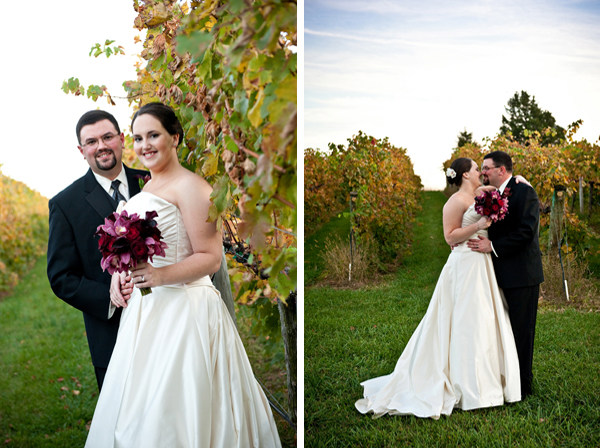 Fall Inspired Vineyard Wedding via TheELD.com