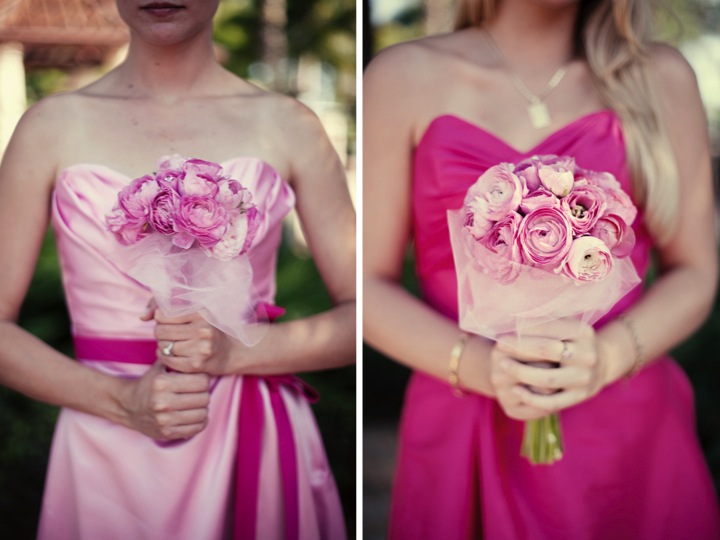 Stylish & Eclectic Pink Florida Wedding via TheELD.com