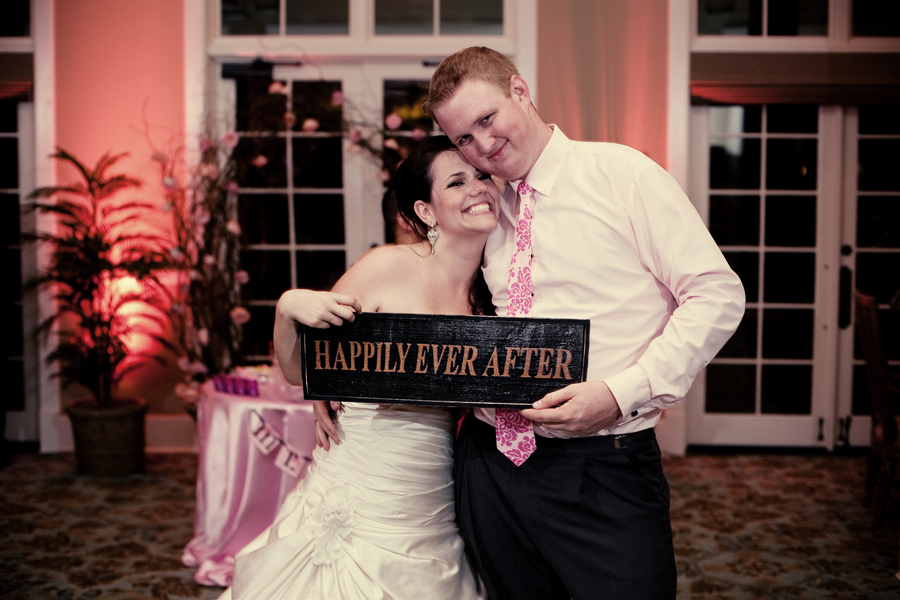 Stylish & Eclectic Pink Florida Wedding via TheELD.com