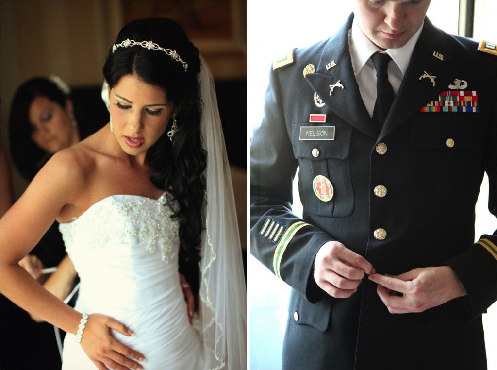 Glamourous Minnesota Military Wedding via TheELD.com