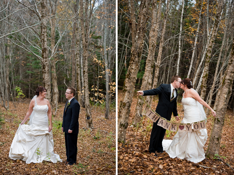 Rustic, DIY Fall Wedding  via TheELD.com