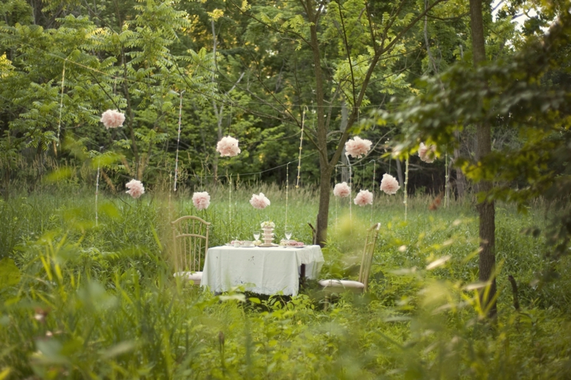 Dainty Pink Vintage Wedding Inspiration via TheELD.com