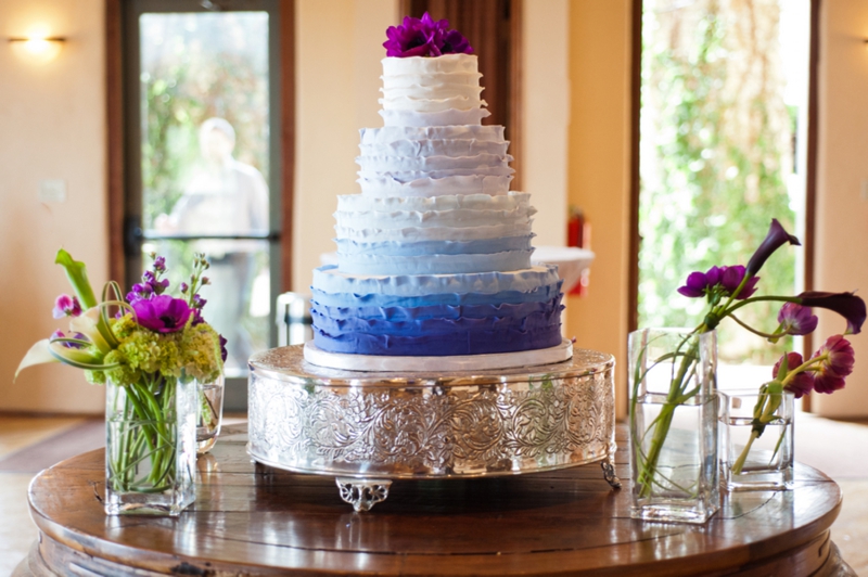 Elegant Purple and Green Texas Wedding via TheELD.com