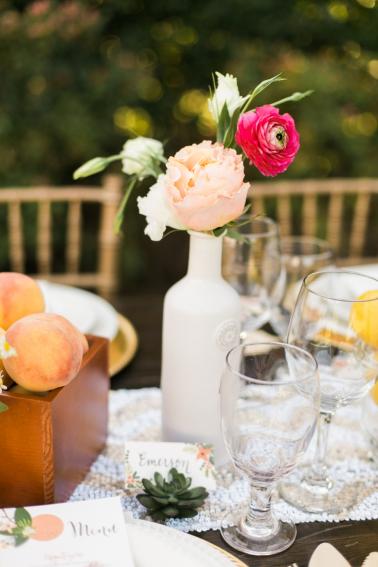 Chic & Charming Peach Wedding Ideas via TheELD.com