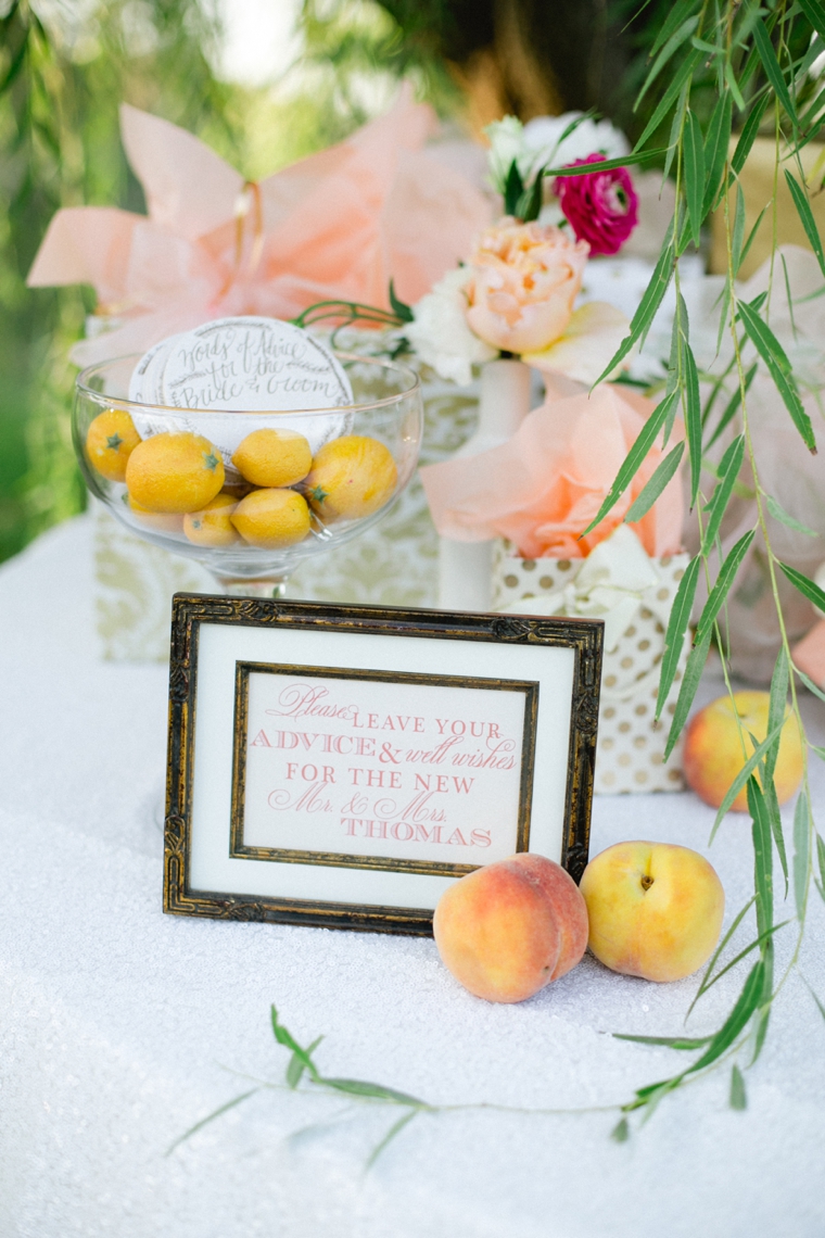 Chic & Charming Peach Wedding Ideas via TheELD.com