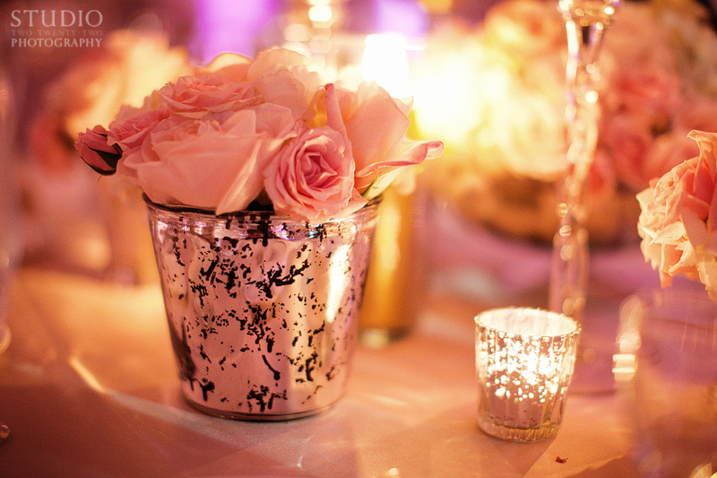 Pink Vintage Glam Wedding via TheELD.com