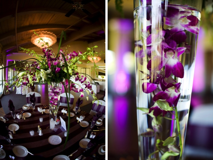 Elegant Purple Florida Wedding via TheELD.com
