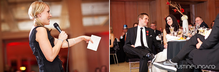 Black, White & Red Nighttime Wedding {Part 2} via TheELD.com