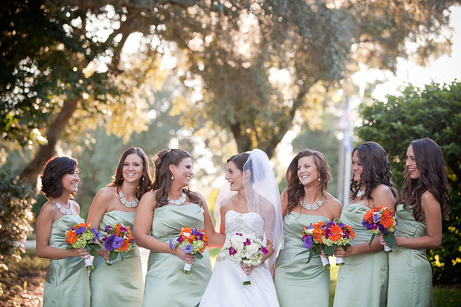 Elegant Green and Purple Wedding via TheELD.com